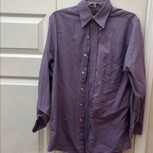 Arrow Purple Casual Button Down Shirt with Classic Design